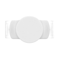 PopSockets スマホグリップ SQUARE Edges White 805461