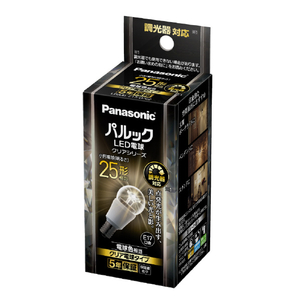 パナソニック パルックLED電球 クリアシリーズ 4．3W (電球色相当/調光器対応) LDA4LE17DC2-イメージ1