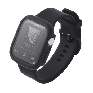 エレコム Apple Watch 40mm用フルカバーケース/TOUGH SLIM LITE/プレミアムガラス ブラック AW-25EFCTSLBK-イメージ2