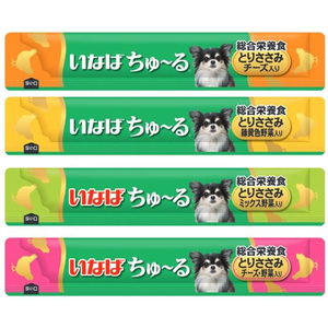 いなば ちゅーる 総合栄養食 チーズ・野菜バラエティ 14g×80P FCE489R-イメージ5