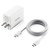 エレコム GaN PD対応 USB AC充電器(PD60W) ケーブル(2m)付属 ホワイト ACDC-PD1460WH-イメージ2