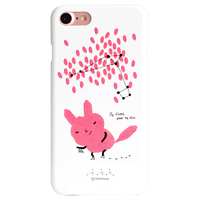 Happymori iPhone8/7用Petit Petit アイフォンカバー ホットピンク HM8229I7