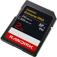 サンディスク SANDISK SD Extreme Pro V90 2TB SDSDXDE-2T00-JNJIP