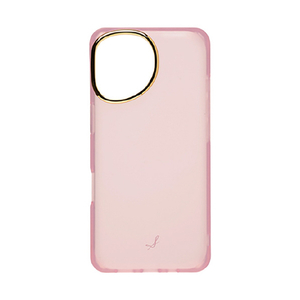 Hamee iPhone17用 耐衝撃ハードケース SALISTY クリアカラー ゴールド／ピンク 669-182295-イメージ1