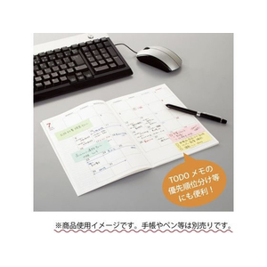 コクヨ 強粘着ふせん〈K2〉 75×25 7色ミックス パステル20冊 F028601-K2ﾒ-KP7525X20-イメージ6