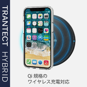 エレコム iPhone 12 mini用ハイブリッド ケース TRANTECT クリア PM-A20AHVCCR-イメージ8