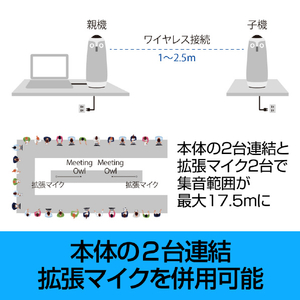 ソースネクスト 会議室用360度webカメラ Meeting Owl ﾐ-ﾃｲﾝｸﾞｵｳﾙ3MTW300-イメージ6