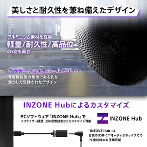 SONY ゲーミングヘッドセット INZONE H6 Air ブラック MDR-G600B-イメージ14