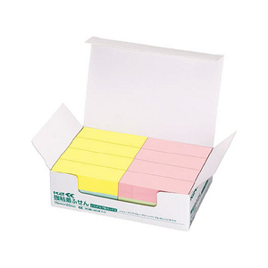コクヨ 強粘着ふせん〈K2〉 75×25 7色ミックス パステル40冊 F028602-K2ﾒ-KP7525X40-イメージ1