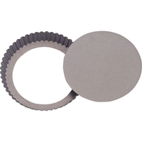 霜鳥製作所 S印 ブラック 底取タルト焼型 22cm D-066 FCM7289-028321001