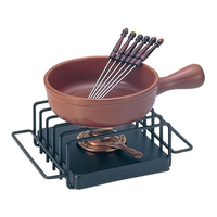 新光金属 チーズフォンデュセット T-210 陶器鍋付 FC942LL-4393900