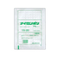 高清 ナイロンポリ袋TLタイプ 100枚入 15-20 FC602SL-377251