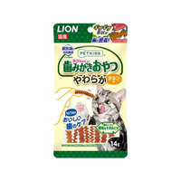ライオン PETKISS ネコちゃんの歯みがきおやつ チキン味 14g FCS2371