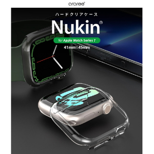araree Apple Watch 41mm用ハードクリアケース Nu:kin AR22230AW-イメージ8