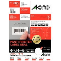 エーワン A4判 ラベルシール(プリンタ兼用) 30面 20シート(600片)入り 75230