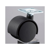 光 アイテック 双輪キャスター プレートタイプ 40mm FCM0440-KWP-40