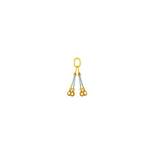 象印チェンブロック チェーンスリング１００（アイタイプ）荷重２．５ｔ線径６．３ｍｍ　Ｌ１．５ｍ 4-TG-SHE-63-イメージ1
