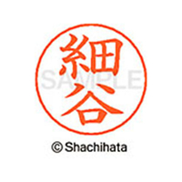 シヤチハタ ネームペン用ネーム シルバー 既製 細谷 FC47556-X-GPS-1785