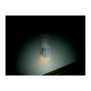 トップランド ライト付きコンセントタップ(3個口) ホワイト M7410-イメージ7
