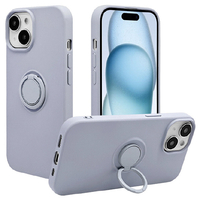 ラスタバナナ iPhone 15/14/13用TPUリングケース スモーキーブルー 8401IP361TPRSBL