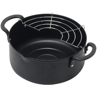 パール金属 chiiino 鉄製天ぷら鍋 φ18cm FC887NM-HB-6579