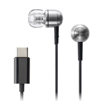 ラディウス ハイレゾ対応 Inner Earphones with USB-C シルバー HP-Q50CS