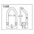 三木ネツレン DD-B型 1TON フック 16822176219 FC508HP-4486307-イメージ3