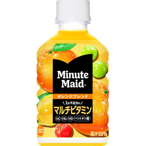 コカ・コーラ ミニッツメイド オレンジブレンド マルチビタミン 280mL 24本 FCE873H-53501-イメージ2