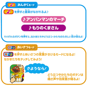 バンダイ アンパンマンおしゃべり知育パッドミニ ｱﾝﾊﾟﾝﾏﾝｵｼﾔﾍﾞﾘﾁｲｸﾊﾟﾂﾄﾞﾐﾆ-イメージ4