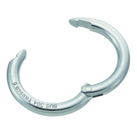 トラスコ中山 TRUSCO チェーンキャッチ ステンレス製 線径6×長さ30mm (2個入) 2個6300.29 FC023FA-2750091