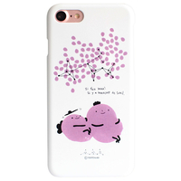 Happymori iPhone8/7用Petit Petit アイフォンカバー パープル HM8231I7