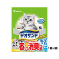 ユニ・チャーム デオサンド オシッコのあとに香りで消臭する砂 ナチュラルソープの香り 5L×4袋 F825487