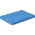 ＤＩＣプラスチック F型コンテナ蓋(ロック付) W423×D288×H36.5 青 ブルー42329036.5F-4､F-8､F-12､F-17､F-21 FC943GK-5011744
