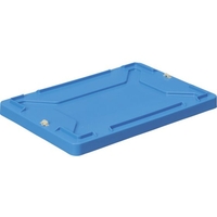 ＤＩＣプラスチック F型コンテナ蓋(ロック付) W423×D288×H36.5 青 ブルー42329036.5F-4､F-8､F-12､F-17､F-21 FC943GK-5011744