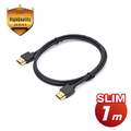 JTT スリムHDMIケーブル 1m JTHDMI10-SLBK