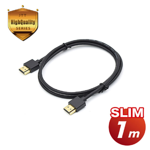 JTT スリムHDMIケーブル 1m JTHDMI10-SLBK-イメージ1