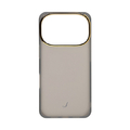 Hamee iPhone17Pro用 耐衝撃ハードケース SALISTY クリアカラー チャコールブラック 669-182318