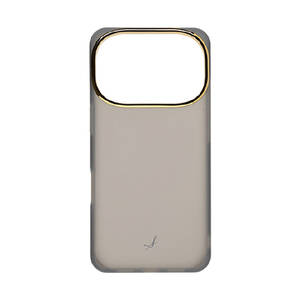 Hamee iPhone17Pro用 耐衝撃ハードケース SALISTY クリアカラー チャコールブラック 669-182318-イメージ1