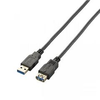 エレコム USB3．0延長ケーブル(A-A) 1．5m ブラック USB3-E15BK