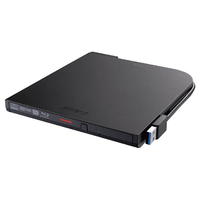 バッファロー USB3．2(Gen1)対応 ポータブルブルーレイドライブ 書込ソフト添付 ブラック BRXLPTV6U3BKB