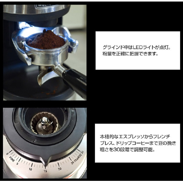 GAGGIA グラインダー WPM WPMZC17N 58mm