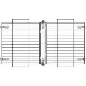 アイリスオーヤマ ウッディシステムサークル用屋根 アッシュグレー FC290PV-SWS-1200Y-イメージ1