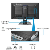 I・Oデータ LCD-GD271JD 27型液晶ディスプレイ GigaCrysta |エディオン