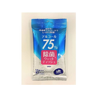 丸紅フォレストリンクス アルコール75%除菌シート 10枚入 FCF121J-64-7660-87