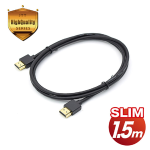 JTT スリムHDMIケーブル 1．5m JTHDMI15-SLBK-イメージ1
