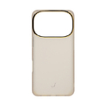Hamee iPhone17Pro用 耐衝撃ハードケース SALISTY クリアカラー グレージュ 669-182325