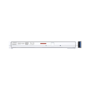 バッファロー USB3．2(Gen1)対応 ポータブルブルーレイドライブ 書込ソフト添付 ホワイト BRXLPTV6U3WHB-イメージ2