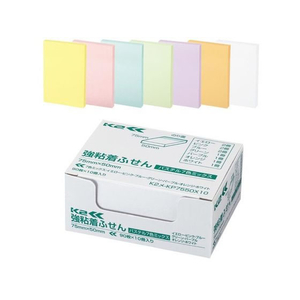 コクヨ 強粘着ふせん〈K2〉 75×50 7色ミックス パステル10冊 F028604-K2ﾒ-KP7550X10-イメージ9