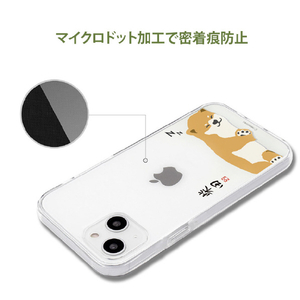 abbi FRIENDS iPhone 14 Pro用しばたさんソフトクリアケース [公式ライセンス品] 子犬 ABF24232I14P-イメージ9