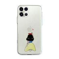 AKAN iPhone 12 Pro Max用ソフトクリアケース お姫様 AK19232I12PM